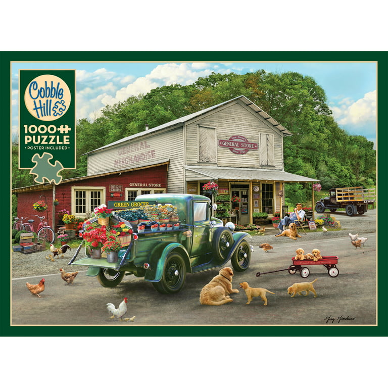 Cobble Hill 1000 Piece Puzzle: General Store - Reference Poster