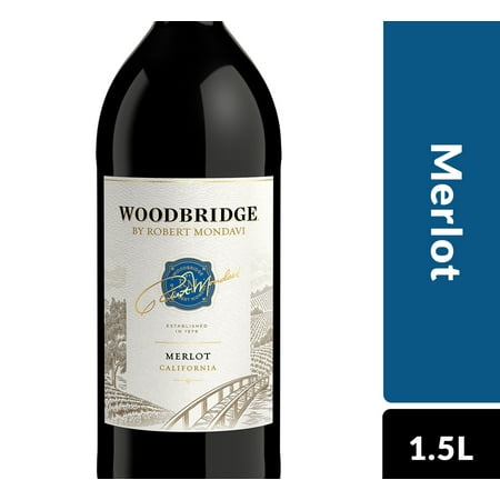 UPC 086003000506 product image for Woodbridge by Robert Mondavi Merlot Wine, Red Wine, 1.5 L Bottle | upcitemdb.com