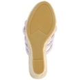 thumbnail image 5 of Journee Womens Cynthie Slip On Espadrille Wedge Sandals, 5 of 9