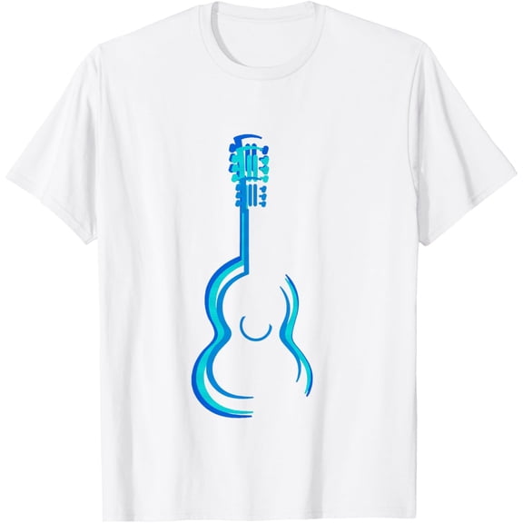 Exquisite and comfortable-Unisex-Kids Guitar Lovers T-Shirt - White, Small