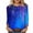 Blue 03, variant on Plus Size T Shirts Womens Floral Printed Tops Crewneck Graphic Basic Tee Shirts Loose Fit Casual Tshirts (2XL, Purple)