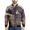 thumbnail image 2 of Chaqueta de montaña con estampado 3D de moda para hombre, sudadera de gran tamaño con patrón escénico natural, chaquetas de bombardero con cremallera y mangas largas, 2 of 4