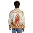 thumbnail image 5 of Happy Thanksgiving Cocker Spaniel with Turkey Pumpkins Autumn Vibes All Over Print 3D Sweatshirt Unisex Merch Cockers Dog Lover Gifts - 12018, 5 of 6