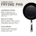 thumbnail image 3 of Made In Cookware - 12" Blue Carbon Steel Frying Pan - (Like Cast Iron, but Better) - Professional Cookware - Crafted in France - Induction Compatible, 3 of 7