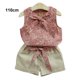 thumbnail image 4 of Jumpingount Conjunto de 2 piezas para niños, chaleco para bebé, pantalones cortos, ropa para niños, ropa de verano para niñas conjuntos de ropa Rosado rojo 110cm, 4 of 6