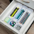 thumbnail image 6 of Mind Reader 8-Pc Drawer Organizer, Desk Organizer, Interlocking, Storage, Kitchen, White, 6 of 8