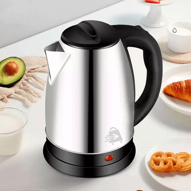 Jarra Tetera Eléctrica 2L Aluminio Calienta Rápido Cafetera Agua