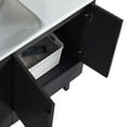 thumbnail image 3 of Venezian Collection - 48" Double Black Bathroom Vanity, - Black Handles.&nbsp;, 3 of 9