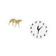 thumbnail image 5 of Figura de guepardo,Figura de guepardo dorado,adorno de escritorio moderno,Reloj de pared,Reloj de pared con bailarina,reloj decorativo colgante.,Relojes de pared silenciosos Reloj decorativo de, 5 of 8