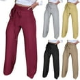 thumbnail image 3 of SNKSDGM Women's Plus Women's Pants Suits for Work Dressy Women's Pants Suit for Wedding Womens Casual Daily Straight Leg Casual Pants Suit Pants Solid Color Pockets Trousers, 3 of 6