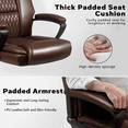 thumbnail image 5 of Bossin Big and Tall Home Office Computer chair for Adults, High Back Desk Chair for Heavy Duty 400 LBS, 5 of 9