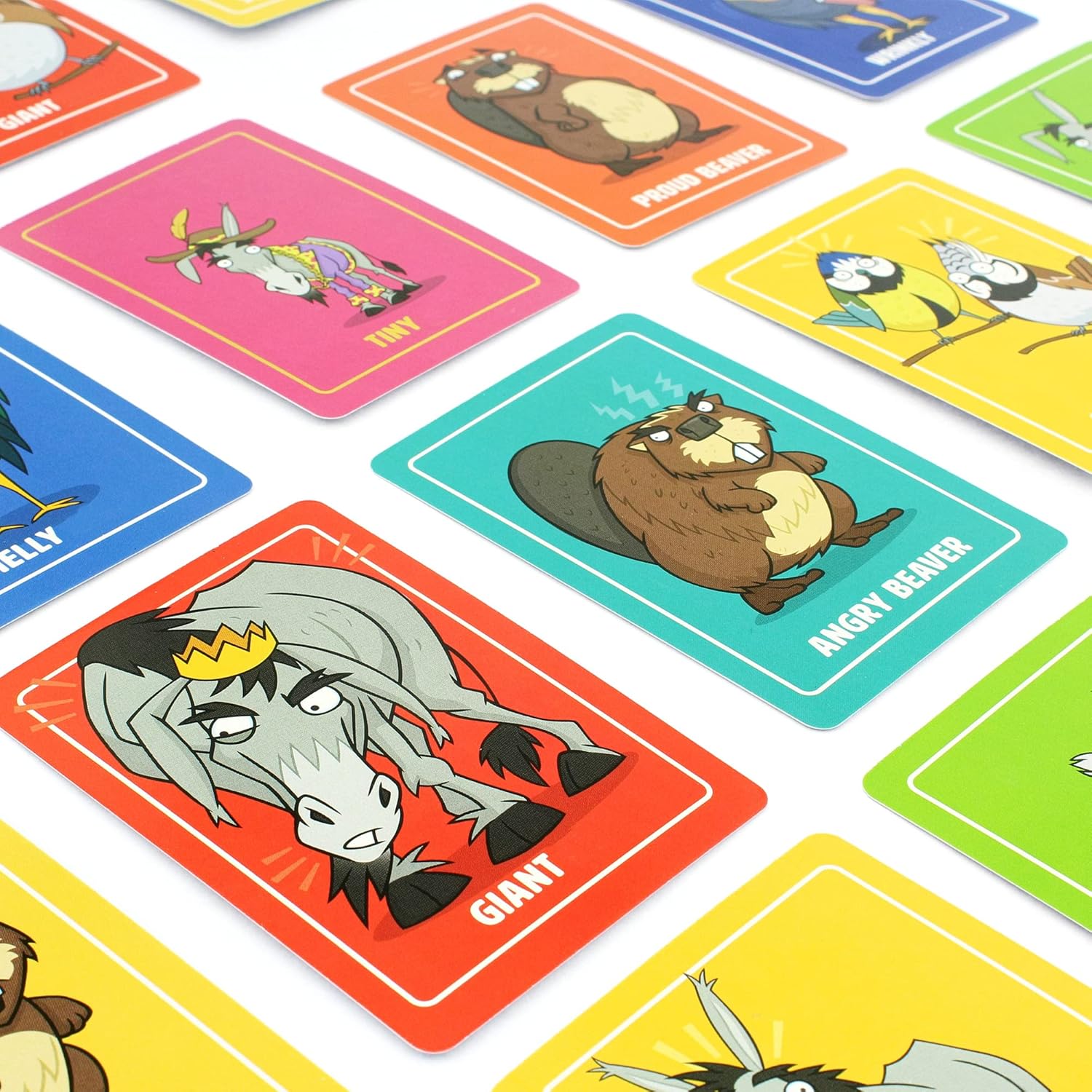 Ginger Fox Giant Beaver! Tiny ! Card Game - Hilarious Adult Animal Nature Game for Ages 16+