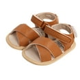 thumbnail image 1 of goowrom Baby Sandals, Anti-Slip Infant Flat Shoes with Cross Strap, 1 of 10