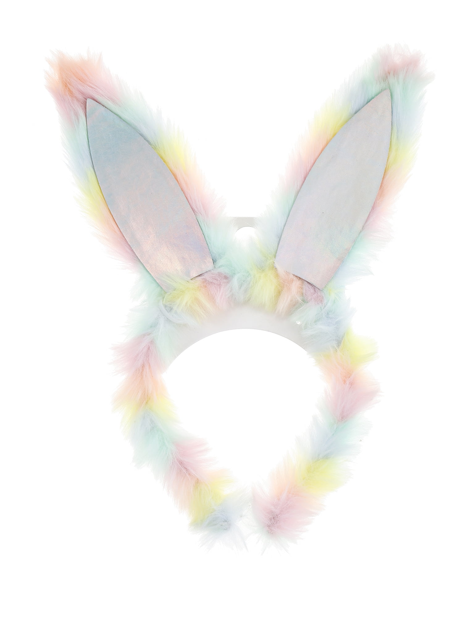Way to Celebrate Easter Rainbow Bunny Ears Headband, 1 Piece