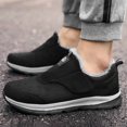 thumbnail image 4 of Walking Boots Womens Mens Comfort Athletic Fleece Lined Warm Slip on Winter Snow Work Ankle Booties, 4 of 8