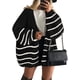 thumbnail image 1 of Suéter PRETTYGARDEN Oversize con Mangas Linterna y Frente Abierto XL, 1 of 8