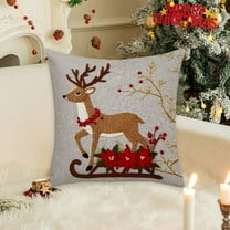PRETXORVE Christmas Decorations, Christmas Ornaments, Christmas Pillow Covers, Holiday Decor, Sofa Decor, Linen Pillow