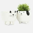 thumbnail image 4 of Linen Chest Ceramic Dog Planter, 4 of 4
