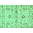 thumbnail image 1 of Ahgly Company Indoor Rectangle Oriental Turquoise Blue Traditional Area Rugs, 3' x 5', 1 of 4