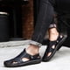 thumbnail image 4 of Sandalias de verano con punta, transpirables, hechas a mano, informales, de cuero, de doble uso, para cubrir los pies, modernas y perezosas, para playa, 4 of 5