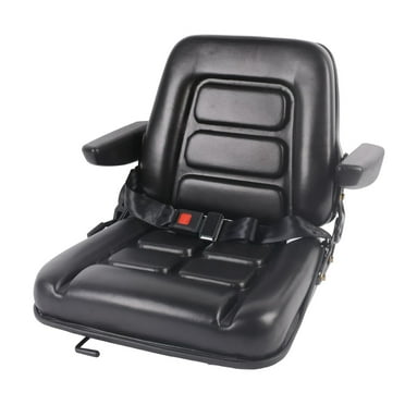Dawot Universal Seat Adjustable with Armrests and Seat Belt for Excavator Tractors