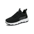 thumbnail image 1 of Daeful Espadrilles pour Femmes Entraînement Entraînement Physique Course Chaussure de Marche Tige en Tricot Confort Chaussures Athlétiques Noir 6, 1 of 5