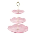 thumbnail image 2 of Kugisaki 3-Tier Cupcake Stand Tower Serving Tray Food Grade Dessert Display Stand for Tea Party & Home Decor, 2 of 6