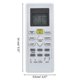 thumbnail image 3 of Control remoto de aire acondicionado Yashi CS Z60VKR para Panasonic CZ-Z60VKR CU-Z20VKR, 3 of 4