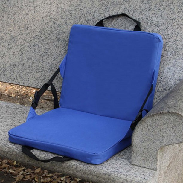 Silla De Ocio Silla perezosa individual portátil, cojín de respaldo plegable Universal, ligero, cómodo, resistente al desgaste, suministros para exteriores