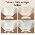 thumbnail image 7 of Design&I 8'x10' Washable Area Rug Beige Freeform Cream Motif Balanced Asymmetry Muted Palette Neutral for King Size Bedroom, Under Bed, Sleek Flatweave Pet Friendly, 7 of 7