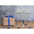 thumbnail image 4 of Rite Lite 45ct Eco-Friendly Natural Beeswax Hanukkah Menorah Candles 4" - White, 4 of 5