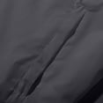 thumbnail image 6 of Mens Color Block Hooded Jacket Windbreaker, Lightweight Windproof Water Resistant Jacket Full Zip Long Sleeve Soccer Training Outdoor Sports Coat Size 3XL Gray, 6 of 8
