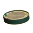 thumbnail image 2 of Rascador para gatos Sunnimix Almohadilla para rascar gatos con pista de bolas integrada Diámetro 45cm Verde, 2 of 8