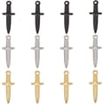 thumbnail image 2 of 1box 12pcs 3 style 304 Stainless Steel Pendants Dagger Mixed color 23.5~24x8.5~9x3.5mm Hole: 1.4~1.6mm 4pcs/style, 2 of 5