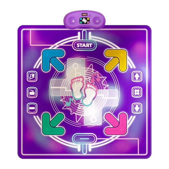 Electronic Dance Mat Toy Dancing Mat Game Blanket Birthday Gifts Toy Dance Pad Dancing Blanket for Kids with Light