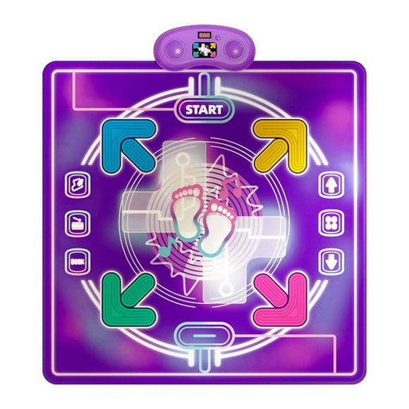 Electronic Dance Mat Toy Dancing Mat Game Blanket for Kids with Light