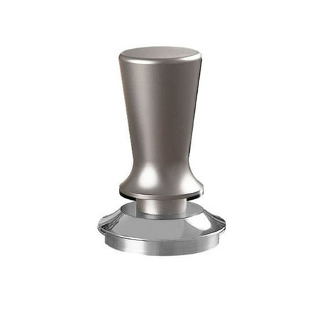 

for Coffee and Espresso Flat Base Pressure Tamper Hand Tamper 51/58mm Calibrated Espresso Tamper Coffee Tamper with Calibrated Spring Loaded GREY 51MM