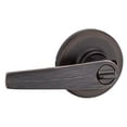 thumbnail image 3 of Kwikset Delta Polished Brass Steel Privacy Lever 3 Right or Left Handed, 3 of 3