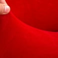 thumbnail image 2 of Dowbom Velvet Sofa Slipcover,Elastic Furniture Protector for 3 Cushion Couch Thicken Universal Non-slip Couch Cover High Stretch Sofa Cover for Living Room-1 Seater-red, 2 of 9