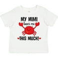 thumbnail image 3 of Inktastic Mimi Loves Me Grandson Boys or Girls Toddler T-Shirt, 3 of 5