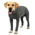 thumbnail image 1 of Dotoner Dog Surgical Recovery Suit for Dogs Long Sleeve Keep Dog from Licking Abdominal Wound Protector E-Collar Alternative After Surgery Wear Pet Supplier(S,Grey), 1 of 7