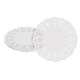 thumbnail image 1 of 200 piezas de servilletas de papel, servilletas de papel de encaje de 3.5 pulgadas, manteles desechables de papel blancos, 1 of 7
