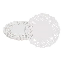 200pcs Paper Doilies, 3.5 Inch Lace Paper Doilies, Disposable Paper Placemats White