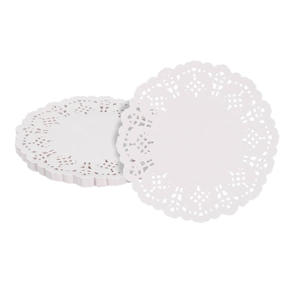 200pcs Paper Doilies, 3.5 Inch Lace Paper Doilies, Disposable Paper Placemats White