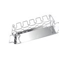 thumbnail image 2 of sweethay Soporte plegable para parrilla de pierna de pollo de acero inoxidable, soporte para asador de barbacoa, accesorios para barbacoa Cocina y Comedor No.2 sweethay HA024644-02, 2 of 6