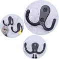 thumbnail image 3 of Percheros vintage, de 20, 10 ganchos dobles y 10 ganchos simples para atornillar, ganchos de pared, ganchos de metal para sombreros, percheros, ganchos de jardín, ganchos decorativos para baño, cocina, 3 of 5