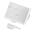 thumbnail image 2 of Luxshiny 100Pcs White Address Stickers for Printer Printable Mailing Labels for Envelopes and Shipping, 2 of 8