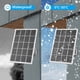 thumbnail image 2 of Panel Solar Cargador para Timbre Anillo 20W IP65 Impermeable 9.8 Pies Cable Carga 360 ° Montaje Pared Ajustable Videos 4 3 2, 2 of 9