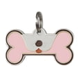 thumbnail image 2 of Neinkie Forme d'Os pour Animaux de Compagnie, Étiquette Double Face pour Chien Chat, Alliage d'Aluminium, 2 of 7
