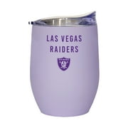 Las Vegas Raiders 16oz. Lavender Soft Touch Curved Tumbler
